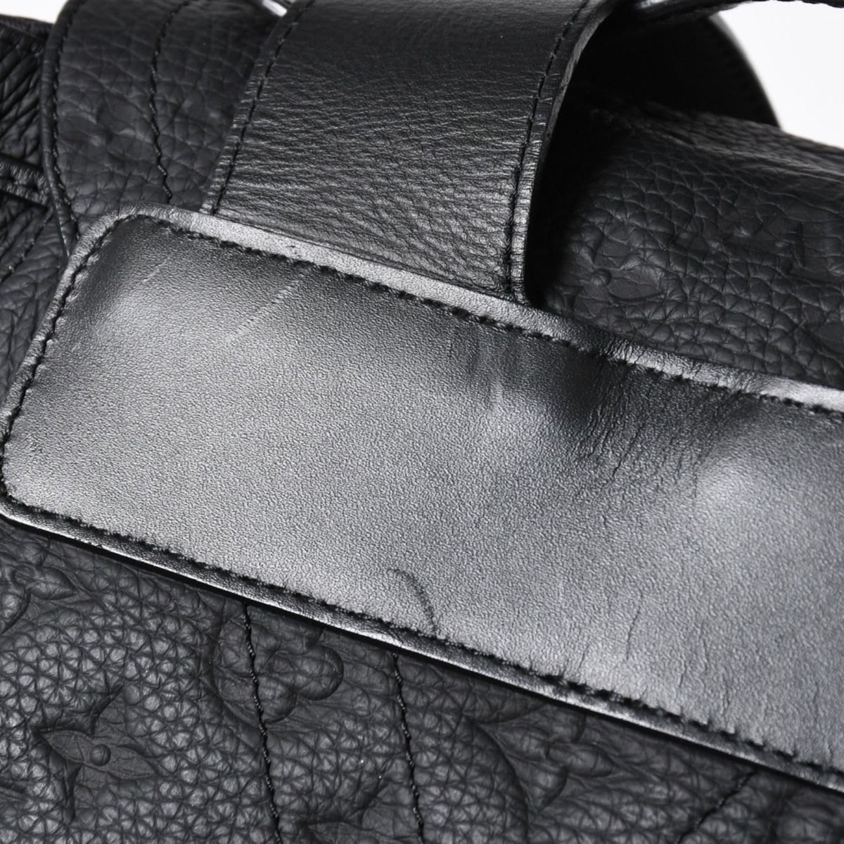 Louis Vuitton Backpack Christopher GM Monogram Taurillon Black — view 8