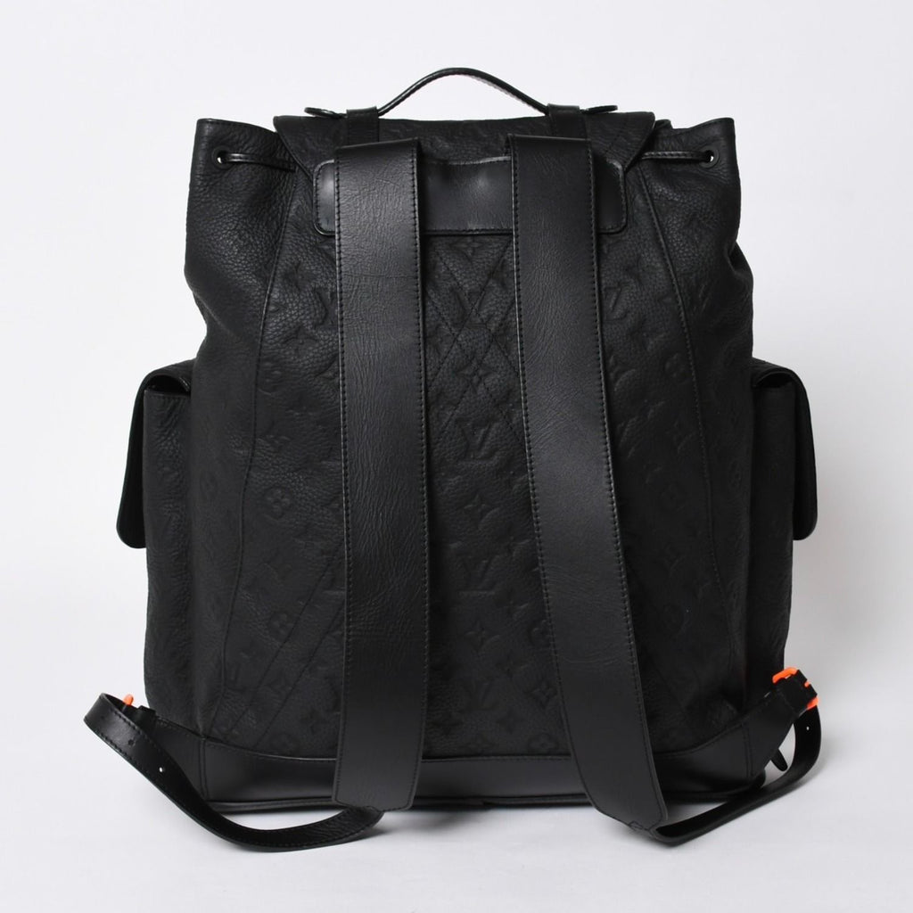 Louis Vuitton Backpack Christopher GM Monogram Taurillon Black — view 2