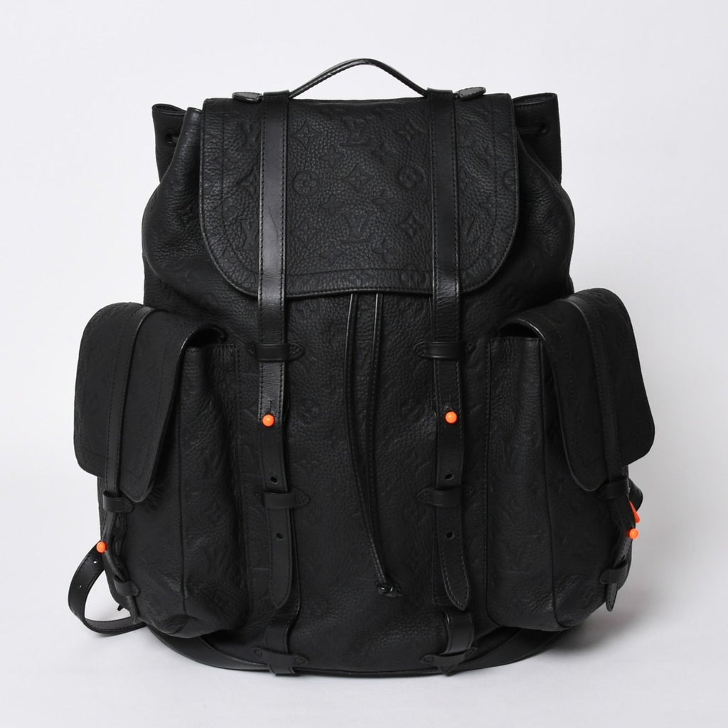 Louis Vuitton Backpack Christopher GM Monogram Taurillon Black