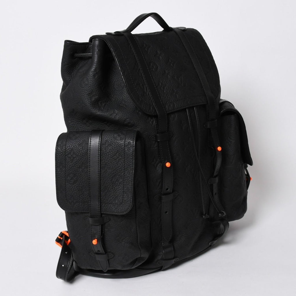 Louis Vuitton Backpack Christopher GM Monogram Taurillon Black — view 3