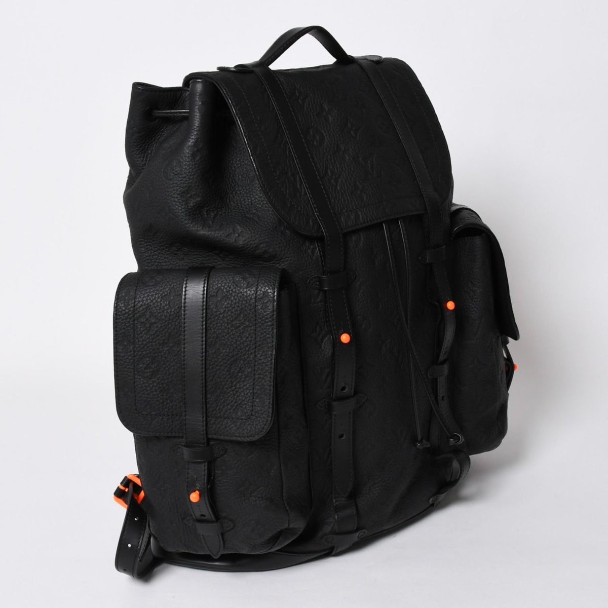 Louis Vuitton Backpack Christopher GM Monogram Taurillon Black — view 3