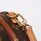 Louis Vuitton Deauville Mini Shoulder Bag Monogram Canvas Brown Gold — view 6