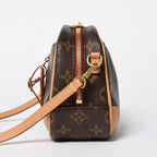 Louis Vuitton Deauville Mini Shoulder Bag Monogram Canvas Brown Gold — view 4
