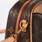 Louis Vuitton Deauville Mini Shoulder Bag Monogram Canvas Brown Gold — view 5