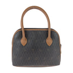 Dior Vintage Honeycomb Pattern Brown Gold Handbag — view 2