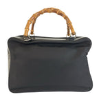 Gucci Bamboo Black Silver Nylon 2-Way Shoulder Bag — view 2