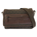 Gucci Brown GG Canvas Leather Shoulder Bag Pochette