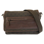 Gucci Brown GG Canvas Leather Shoulder Bag Pochette