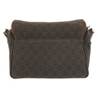 Gucci Brown GG Canvas Leather Shoulder Bag Pochette — view 2