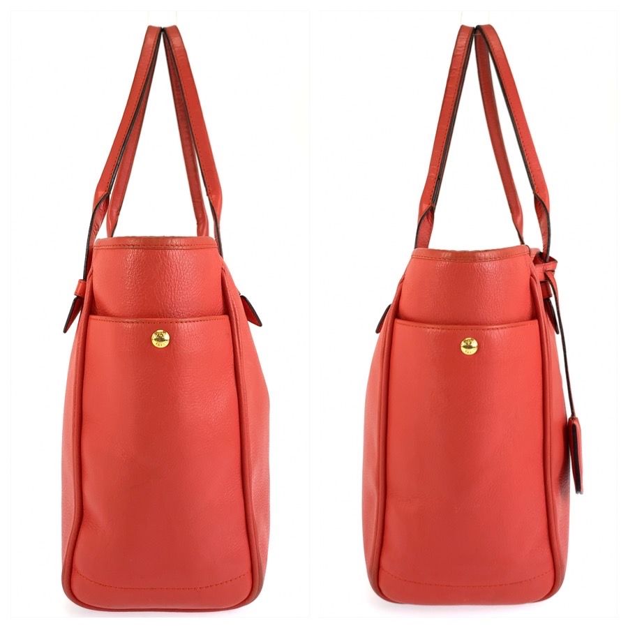Loewe Heritage Orange Leather Tote — view 7