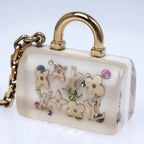 Louis Vuitton Porte Cles Speedy Inclusion Key Holder Charm Keychain — view 5