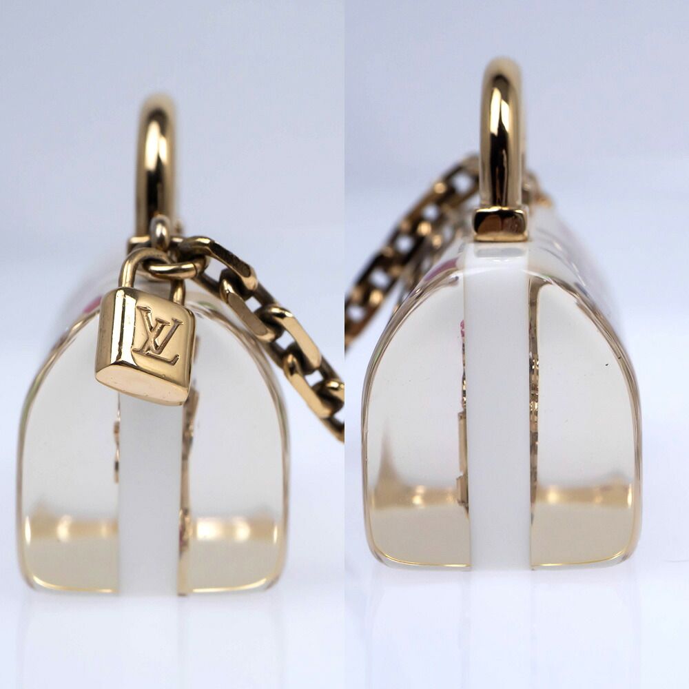 Louis Vuitton Porte Cles Speedy Inclusion Key Holder Charm Keychain — view 6