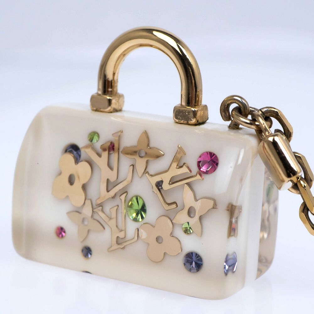 Louis Vuitton Porte Cles Speedy Inclusion Key Holder Charm Keychain — view 3