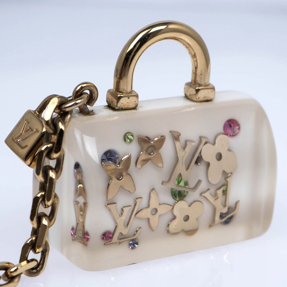 Louis Vuitton Porte Cles Speedy Inclusion Key Holder Charm Keychain — view 4
