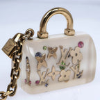 Louis Vuitton Porte Cles Speedy Inclusion Key Holder Charm Keychain — view 4
