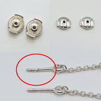 Hermes Farandole Chaine D'ancre Silver Pendant Earrings — view 6
