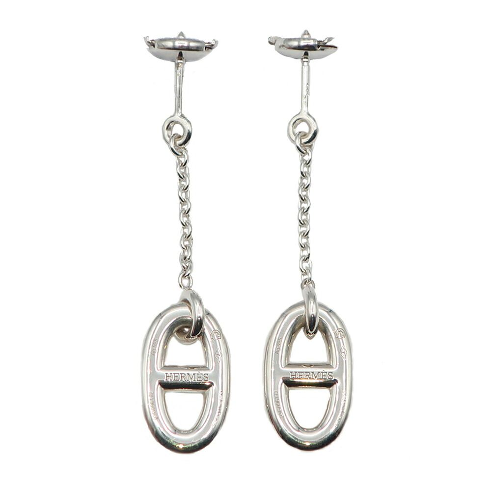 Hermes Farandole Chaine D'ancre Silver Pendant Earrings