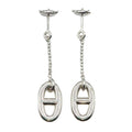 Hermes Farandole Chaine D'ancre Silver Pendant Earrings