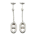 Hermes Farandole Chaine D'ancre Silver Pendant Earrings