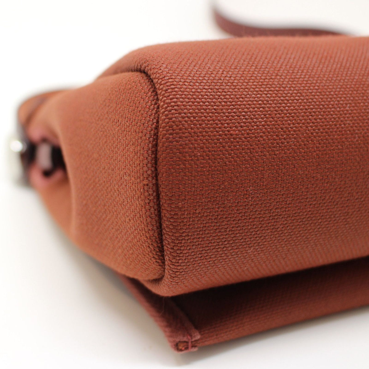 Hermes Herbag Zip Retourne Shoulder Bag Toile H Rouge Ash SS — view 5