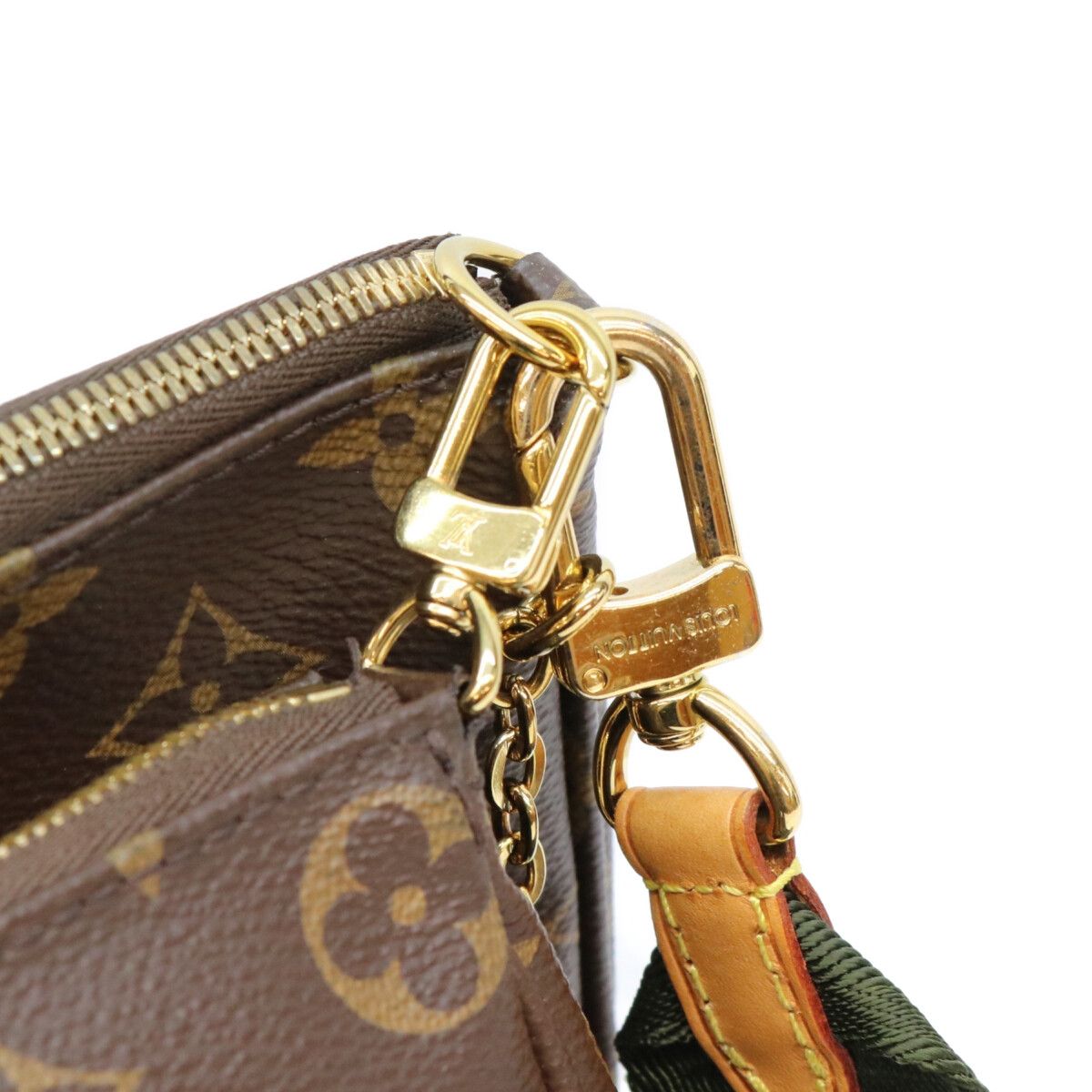 Louis Vuitton Monogram Khaki Multi Pochette Accessoires Shoulder Bag — view 8