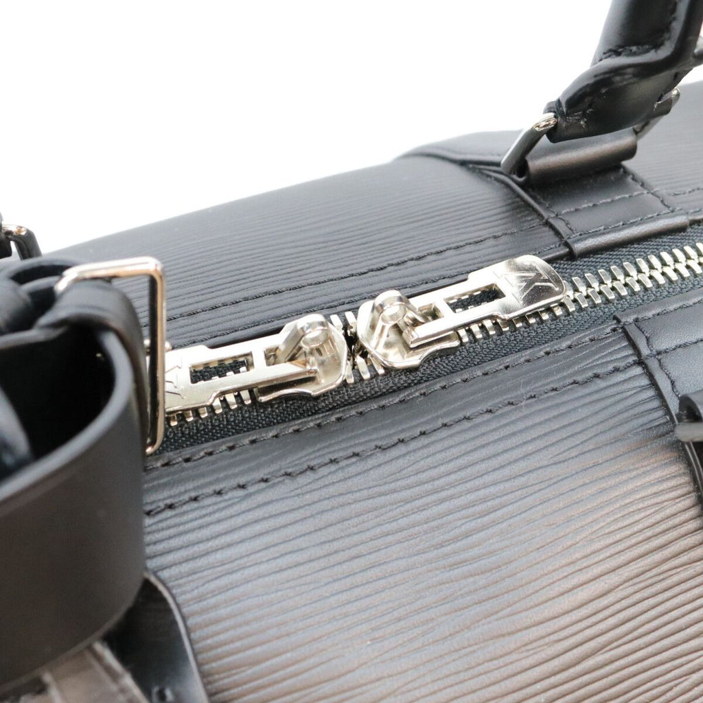 Louis Vuitton Epi Black LV Circle Keepall Bandouliere 45 Boston Bag — view 8