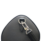 Louis Vuitton Epi Black LV Circle Keepall Bandouliere 45 Boston Bag — view 6