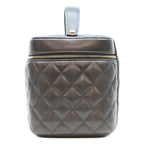 Chanel Black Timeless Classic Caviar Top Handle Vanity Handbag — view 4