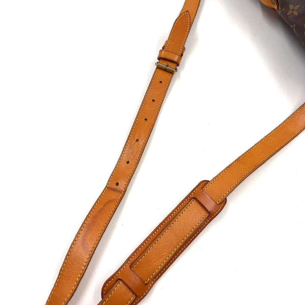 Louis Vuitton Saumur 35 Monogram Leather Brown Light Shoulder Bag Gold — view 7