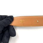 Hermes Constance H Belt Leather Black Gold — view 3