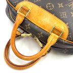 Louis Vuitton Monogram Leather Brown Light Handbag Gold — view 6