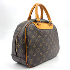 Louis Vuitton Monogram Leather Brown Light Handbag Gold — view 2