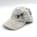 Louis Vuitton Cap Denim Monogram Production Leather Light Brown Blue Hat