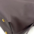 Louis Vuitton Lowkey Hobo MM Gray Leather Dark Brown Gold — view 7