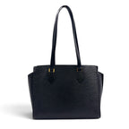 Louis Vuitton Duplex Epi Noir Leather Black Shoulder Bag Gold