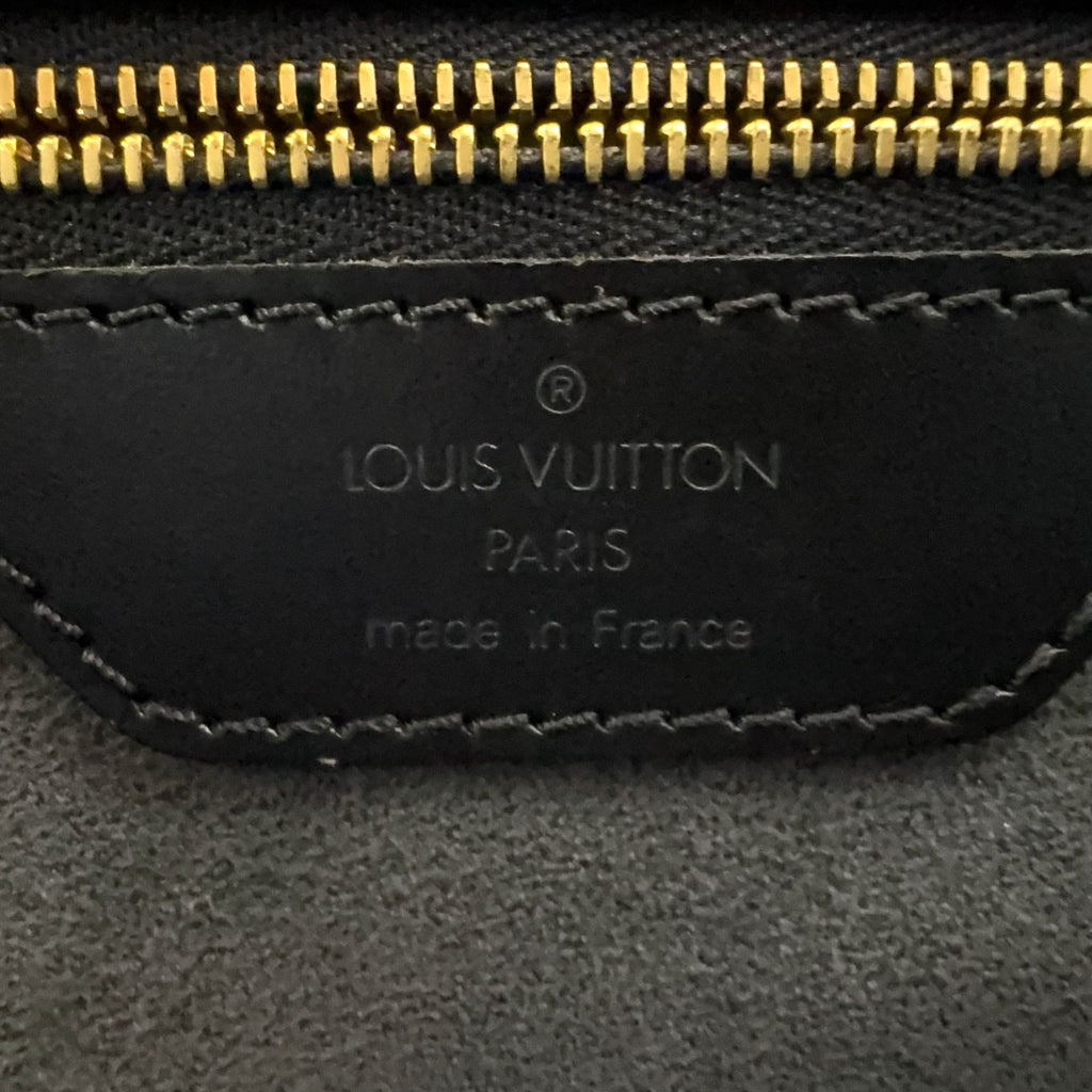 Louis Vuitton Duplex Epi Noir Leather Black Shoulder Bag Gold — view 4