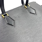 Louis Vuitton Duplex Epi Noir Leather Black Shoulder Bag Gold — view 6