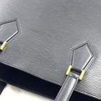 Louis Vuitton Duplex Epi Noir Leather Black Shoulder Bag Gold — view 5