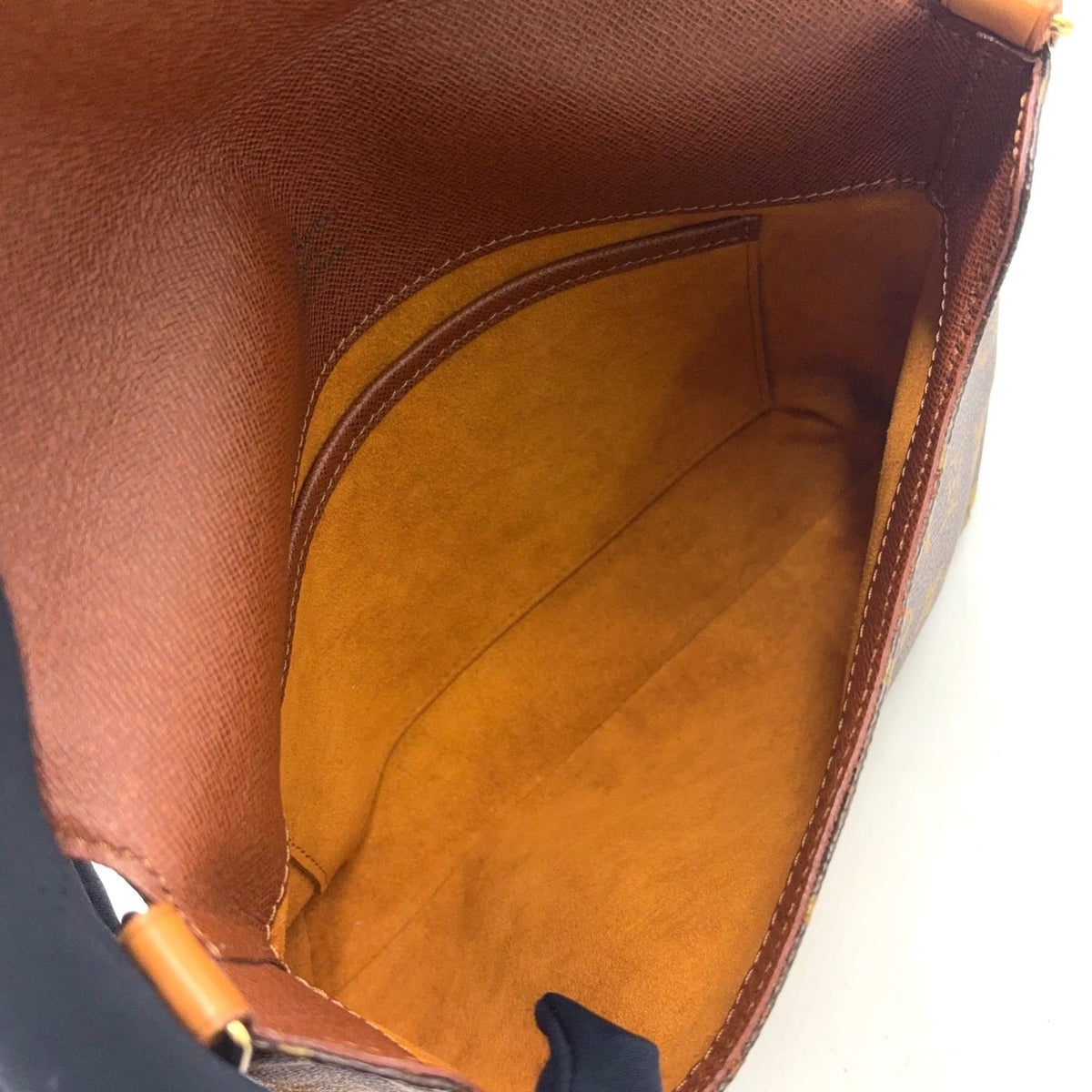 Louis Vuitton Musette Tango Short Strap Monogram Leather Brown Shoulder Bag — view 3