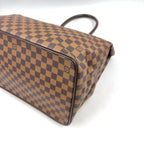 Louis Vuitton Greenwich PM Damier Ebene Leather Brown Boston Bag Gold — view 8