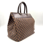 Louis Vuitton Greenwich PM Damier Ebene Leather Brown Boston Bag Gold — view 2