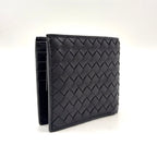 Bottega Veneta Intrecciato Leather Black Bifold Wallet — view 2