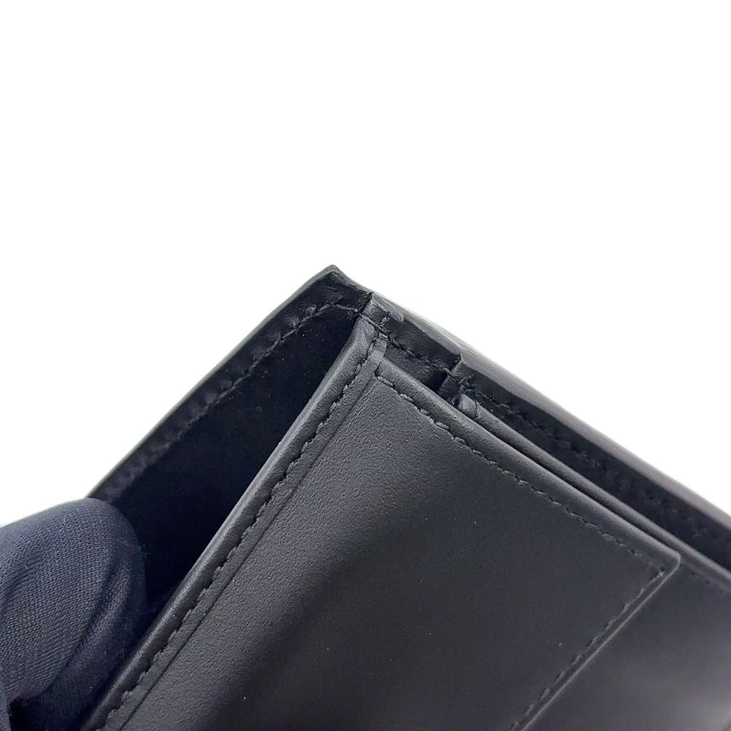 Bottega Veneta Intrecciato Leather Black Bifold Wallet — view 7
