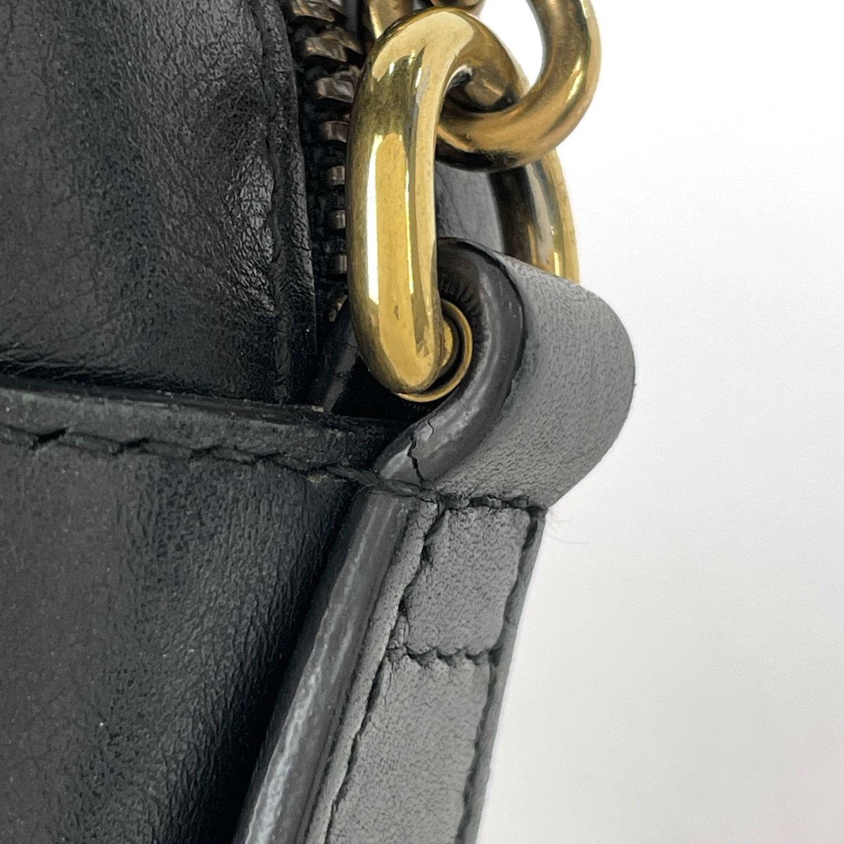 Gucci Shoulder Bag GG Marmont Double G Leather Black — view 5