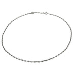 Hermes Necklace Sellier Round 925 Sterling Silver