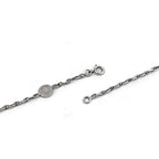 Hermes Necklace Sellier Round 925 Sterling Silver — view 3
