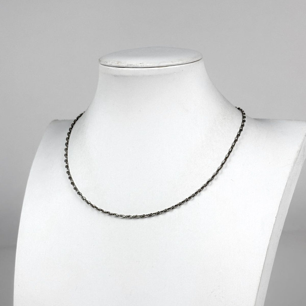 Hermes Necklace Sellier Round 925 Sterling Silver — view 5