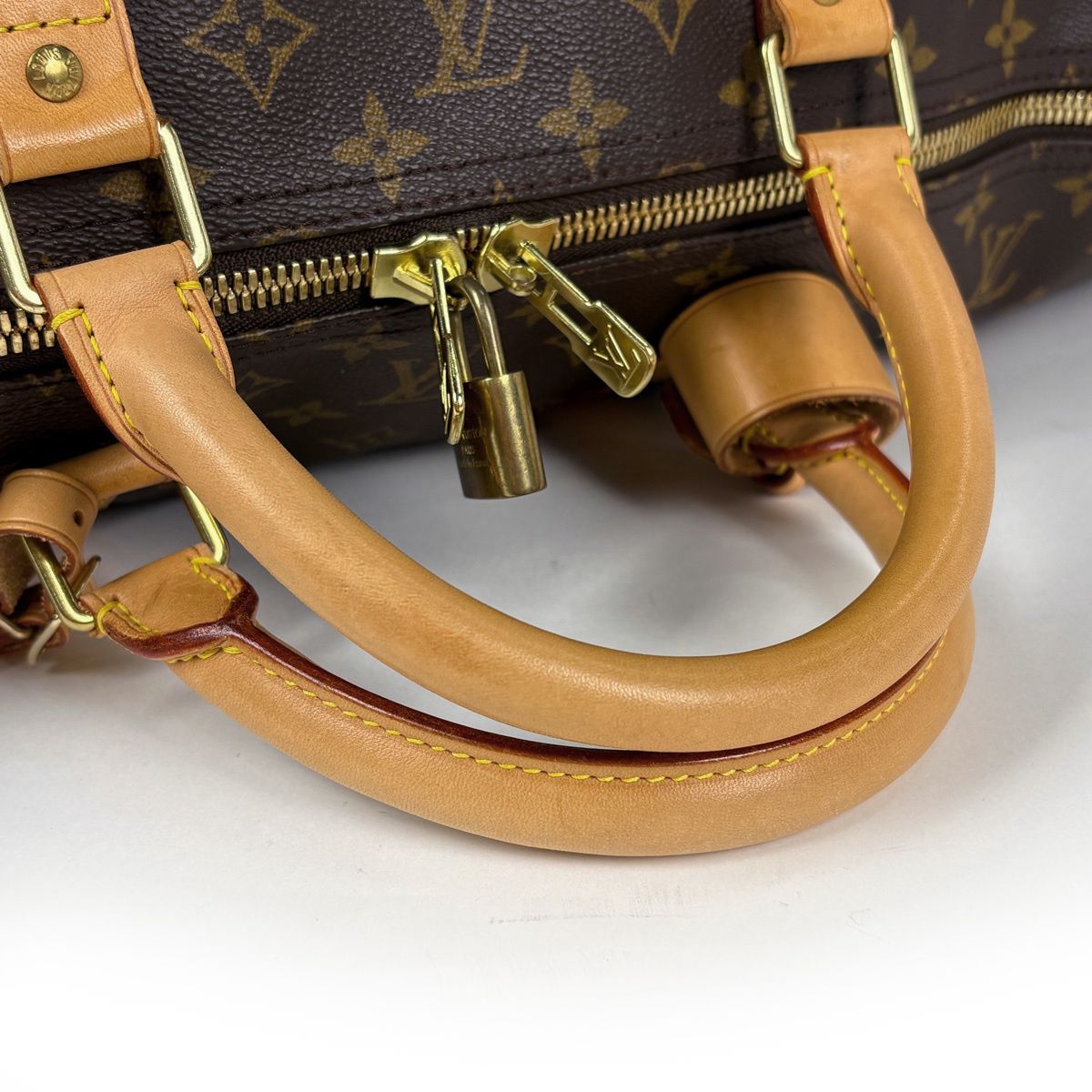Louis Vuitton Keepall Bandouliere 60 Boston Bag 2-Way Monogram Brown — view 6