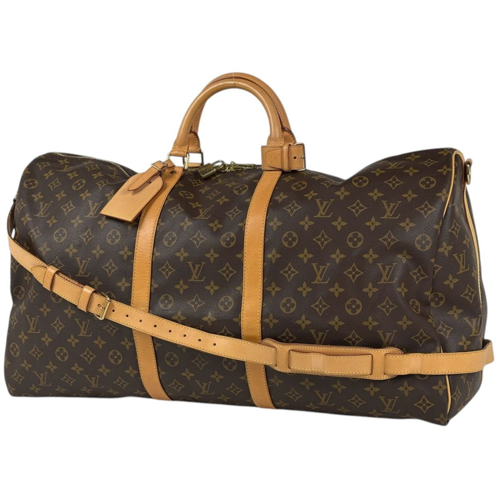 Louis Vuitton Keepall Bandouliere 60 Boston Bag 2-Way Monogram Brown