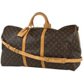 Louis Vuitton Keepall Bandouliere 60 Boston Bag 2-Way Monogram Brown